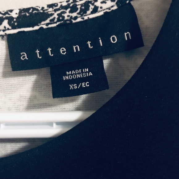 attention black + white sleeveless mini dress - Picture 8 of 9